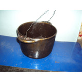 Panela Caldeirão Ferro Fundido Antiga Usada Fogão Lenha