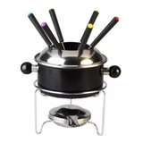 Panela Conjunto Para Fondue Em Inox 10 Peças Preto