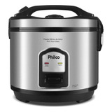 Panela De Arroz Philco 5 Xícaras Ph5p Visor Glass Inox