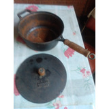 Panela De Ferro Usada Antiga