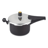 Panela De Pressão 3 5 Litros Fech Externo Teflon Marlux Cor Preto