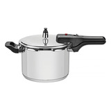 Panela De Pressão 4 5l Inox Fundo Triplo Brava Tramontina Cor Prateado