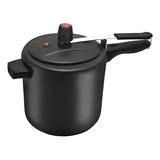 Panela De Pressão 7 Litros Antiaderente Teflon 5 Camadas Cor Preto