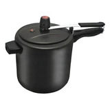 Panela De Pressão 7 Litros Antiaderente Teflon 5 Camadas Cor Preto