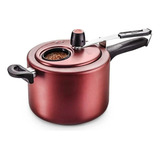 Panela De Pressão Antiaderente 4 5 Litros Com Visor Mta