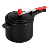 Panela De Pressão Antiaderente 4 5 Litros Eirilar Cor Preto