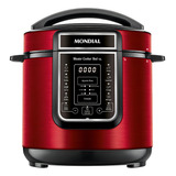 Panela De Pressão Elétrica Digital 6l Mondial Vermelho Pe 60 6l ri