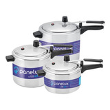 Panela De Pressão Panelux 3 Lt 4 5 Lt 7 Lt Kit 03 Peças