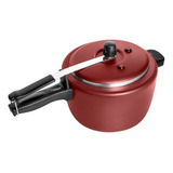 Panela De Pressão Patolux 4 5 Litros Antiaderente Vermelho
