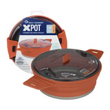 Panela Dobrável Silicone X pot 1 4l Sea To Summit Laranja
