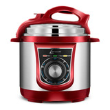 Panela Elétrica A Pressão Lenoxx Ppp163 Vermelho inox 220v