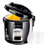 Panela Elétrica Arroz E Legumes Mondial 5 Xicaras Preta 110v Cor Preto Frequência 60hz Voltagem 127v