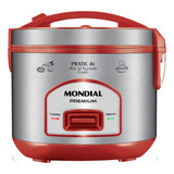 Panela Elétrica De Arroz Pe 45 6x 500w Vermelho inox Mondial Cor Vermelho Frequência 60hz 110v