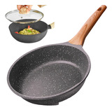 Panela Frigideira 24cm Antiaderente De Cerâmica Com Tampa