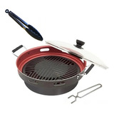 Panela Grill Oriental Com Brinde Guassu Promoção Sem Juros