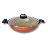 Panela Paellera Frigideira Paella Wok 30 Cm Antiaderente