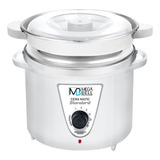 Panela Para Depilação Termocera 900g Com Refil Todo Branco 110v 220v