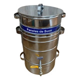 Panela Suqueira Uva 18 Litros Aço Inox Iniciante Caseira