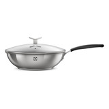 Panela Wok Antiaderente Com