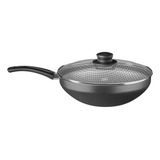 Panela Wok Flora Super Flon Alumínio 24cm 2 8l Grafite Mta