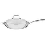 Panela Wok Tramontina Antiaderente Corpo Triplo Grano 32cm Cor Inox