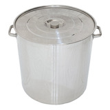 Panelão Caldeirão De Inox Grande Alto 95 Litros 50x50cm