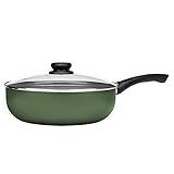 Panelux FRIGIDEIRA WOK ALUMINIO 24CM ANTIADERENTE C TAMPA ST PRA VERDE MAXIMUM