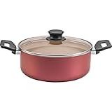 Panelux PANELA CACAROLA ANTIADERENTE ALUMINIO 18CM C TAMPA DE VICRO CEREJA MAGNIFIC