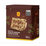 Panettone Havanna Gotas Chocolate Recheio Doce De Leite 700g