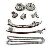 PANGOLIN Kit De Corrente De Distribuição 13540 36010 Com 2 Peças De Roda Dentada De Engrenagem VVT De Admissão E Escape 13050 0V010 13070 0V010 Para Camry RAV4 2 5L 2012 2016 Para SIENNA 2011 2015 