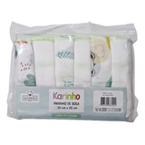 Paninho De Boca 100 Algodão Pacote Kit Com 6 Unidades 30x30