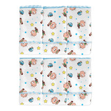Pano Boca Kit 6 Turma Da Monica Fralda Bebe Babete Enxoval