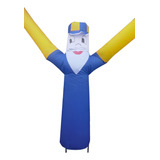 Pano De Biruta Refil 1 80m Boneco Cor Azul C Amarelo