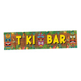 Pano De Fundo De Festa Havaiana Banner De Bar Tiki Placa