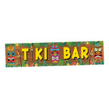 Pano De Fundo De Festa Havaiana Banner De Bar Tiki Placa