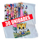 Pano De Prato Atacado Estampado 30 Unidades 60x35cm