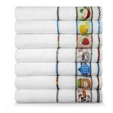 Pano De Prato Dohler Atoalhado Jacquard Kit Com 5 Peças
