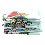 Pano De Prato Estampado - Kit Com 10 Un Com Bainha
