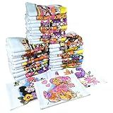 Pano De Prato Estampado Bainha Sacaria Kit Com 30 Peças