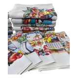 Pano De Prato Estampado Kit C 100 Unidades