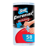 Pano Em Rolo Scott Duramax Azul Com 58 Unidades