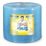 Pano Limpeza Multiuso 600unid Rolo Azul