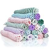 Pano Microfibra Multiuso Atoalhado Felpudo De Limpeza Magico Flanela Pia Cozinha Carro Automotivo Magico Super Absorvente 25x25 Cm KIT 20 UNIDADES