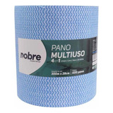 Pano Multiuso 28x300 Metros Bobina Azul Tipo Perflex Nobre Cor Azul