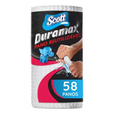 Pano Multiuso Scott Duramax Reutilizável Branco 58un