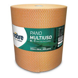 Pano Multiuso Tipo Perfex 28cm X 300m Pic Nobre Laranja