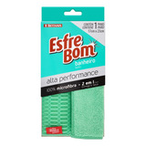 Pano Para Banheiro Microfibra Alta Performance Esfrebom Cor Verde