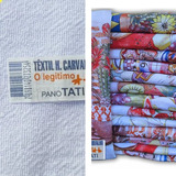 Pano Prato Pé De Galinha Tati Com Bainha Estampado 20un