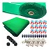 Pano Tecido Mesa Pra Sinuca 2 50mx1 85   Kit Giz Ponteiras