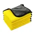Pano Toalha Flanela Microfibra Polimento Limpar Carro 600gsm Cor Amarelo